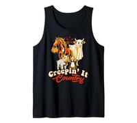 Creepin' It Country Funny Halloween Farm Art Canotta