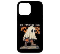 Creepin Up The Crag Divertente Halloween Fantasma Escursioni Arrampicata Custodia per iPhone 13 Pro Max