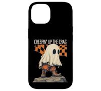 Creepin Up The Crag Divertente Halloween Fantasma Escursioni Arrampicata Custodia per iPhone 14