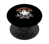Creeping It Real, il fantasma dello skateboarding, Halloween PopSockets PopGrip Adesivo