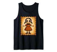 Creepy Carino Halloween Doll Art Canotta