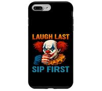 Creepy Clown Coffee Meme - Ridere l"ultimo sorso prima Custodia per iPhone 7 Plus/8 Plus