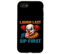 Creepy Clown Coffee Meme - Ridere l"ultimo sorso prima Custodia per iPhone SE (2020) / 7/8