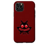 Creepy Cryptid - Silhouette di Mothman Misterioso dagli occhi rossi Custodia per iPhone 11 Pro