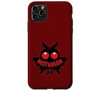 Creepy Cryptid - Silhouette di Mothman Misterioso dagli occhi rossi Custodia per iPhone 11 Pro Max