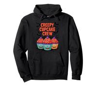 Creepy Cupcake Crew Funny Baking Cupcakes Zombies Halloween Felpa con Cappuccio