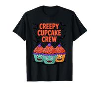 Creepy Cupcake Crew Funny Baking Cupcakes Zombies Halloween Maglietta