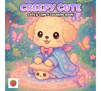 Creepy Cute Coloring Book: Adorable Animals in Spooky Costumes and Haunted Scenes