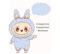 Creepy Cute Composition Notebook: Fun Wide-Ruled Notebook Featuring a Mischievous Monster Character