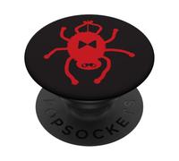 CreEPY Cute Red Spider Halloween Red Black Widow Aracnide PopSockets PopGrip Adesivo