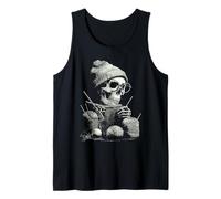 Creepy Cute Skeleton Knitting Crochet per Filati Knitter Canotta