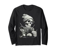 Creepy Cute Skeleton Knitting Crochet per Filati Knitter Maglia a Manica