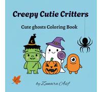 creepy cutie critters: bold and easy cute horror coloring book for adults and kids