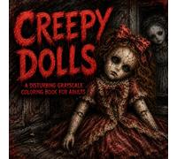 Creepy Dolls: A Disturbing Grayscale Coloring Book for Adults with 55 Illustrations
