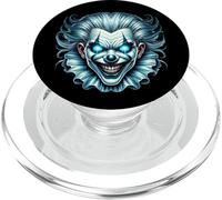 Creepy Evil Clown Occhi Blu Brillante PopSockets PopGrip per MagSafe