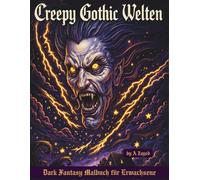 Creepy Gothic Welten: Gothic Malbuch für Erwachsene: Dark Fantasy und Horror Malbuch