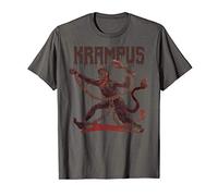 Creepy Gruss Vom Krampus Demone Christmas Devil Krampus Maglietta