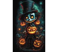 Creepy Halloween Mini Writing Journal: Scary 50 page Notebook