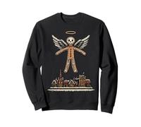 Creepy Holly Gingerbread Goth Inverno Gotico Natale Snowy Felpa