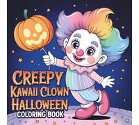 Creepy Kawaii Clown Halloween Coloring Book: Bold & Easy Coloring Pages for Teens and Adults | Cute and Creepy Clown Designs | A Spooky Holiday Activity Book