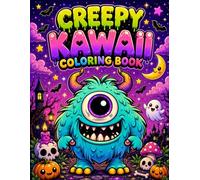 Creepy Kawaii Coloring Book: Cute Spooky Monsters, Magical Scenes & Fun Fantasy Designs for Relaxing Creative Adventures