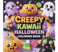 Creepy Kawaii Halloween Coloring Book: Cute and Spooky Pages for All Ages - Adorable Yet Eerie Designs of Ghosts, Pumpkins, Witches, Cats & More for ... Featuring Creepy Yet Charming Characters