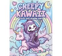 Creepy Kawaii Pastel Goth Coloring Book: Cute Horror Spooky Gothic Coloring Pages for Adults