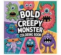 Creepy Monsters: A Coloring Book for Brave Souls 2: Color Your Nightmares with Imagination
