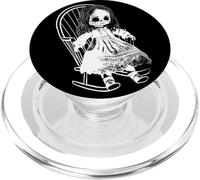 Creepy Nightmare Haunted Horror Doll Sits In Rocking Chair PopSockets PopGrip per MagSafe
