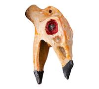 Creepy Pendant Whistle, Haunted Whistle Prank, Scary Crow Skull Shape Pendant, Crow Skull Pendant Noise, Scary Whistle, Bone-Chilling Sounding Noise Maker, Loud Screaming Prank Toy for Haunted House