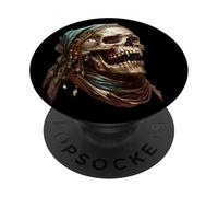 Creepy Skull Face For Mom Slavic Mythology Witch Baba Yaga PopSockets PopGrip Adesivo