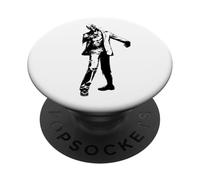 Creepy Zombie Sbalorditivo Silhouette PopSockets PopGrip Adesivo