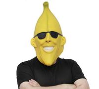 CreepyParty Festa in Costume di Halloween Frutta Testa Maschera in Lattice Banane Banana