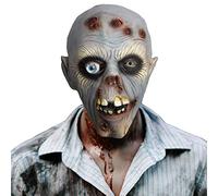 CreepyParty Maschera Zombie Halloween Spaventoso Sanguinante Maschera in Lattice Maschera Costume per Adulti Uomini