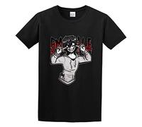 Creepypasta Jeff The Killer Awesome Big Beach Graphic T-Shirt Man's Fashion Black Unisex Tees XL