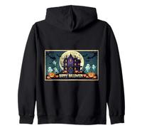 Creepyshow Haunted Houses Halloween Felpa con Cappuccio