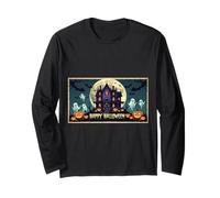 Creepyshow Haunted Houses Halloween Maglia a Manica