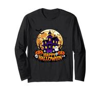 Creepyshow Haunted Houses Halloween Maglia a Manica