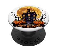 Creepyshow Haunted Houses Halloween PopSockets PopGrip Adesivo