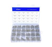 CREEYA 420 Pieces Compression Spring Kit, 24 Size, 4 Lengths 10 Mm, 15 Mm, 20 Mm