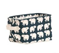 CreFor CFor anvFor as StorFor age Tote BFor asket con HFor andles, progettato per uso desktop e conservazionePer età in ufficio, soggiorno o PlFor ayroom (l'orso)