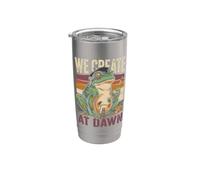 Creiamo All'alba Frog Pittore Bicchiere termico in acciaio inox doppia parete