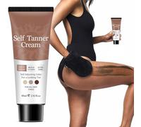 Crema abbronzante all'aloe vera, gel intensivo di tanning, acceleratore di abbronzatura con olio di cocco e vitamine A ed E, gel abbronzante per una rapida abbronzatura (1 pezzo)