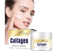 Crema al Collagene, Crema Viso Antirughe Idratante,Crema Idratante Professionale per una pelle più soda e tonificata,giorno e notte uomo e donna,80ml