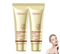 Crema al collagene dorato, Crema antirughe al collagene dorato, Crema antirughe idratante per il viso, Crema rassodante per la pelle del viso, Rassoda idratante profonda a lunga durata (2 pezzi)