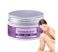 Crema al Magnesio, 100g Burro di Magnesio Professionale per Dormire, Crema Delicata Lenitiva per il Sollievo dal Dolore Articolare, Balsamo Idratante Naturale al Magnesio, per Tutti i Tipi di Pelle