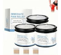 Crema al magnesio per il sollievo dal dolore osseo, gel per la cura del corpo, creme riparatrici professionali, a rapido assorbimento, ingredienti naturali, per schiena, collo, ginocchia (3Pezzo)