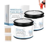 Crema al magnesio per il sollievo dal dolore osseo, gel per la cura del corpo, creme riparatrici professionali, a rapido assorbimento, ingredienti naturali, per schiena, collo, ginocchia (2Pezzo)