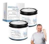 Crema al magnesio per lenire il dolore osseo, Crema al magnesio avanzata, Gel da massaggio lenitivo professionale, per la cura delle ossa, per collo, vita, schiena, mani (2 pezzi)