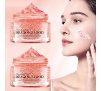 Crema al Sangue di Drago per il Viso, Dragons Blood Facial Cream 50g, Retinolo Placenta Dragon Blood Cream Moisturizing, Riduce le Rughe Sottili, per Tutti i Tipi di Pelle (2 Pezzi)